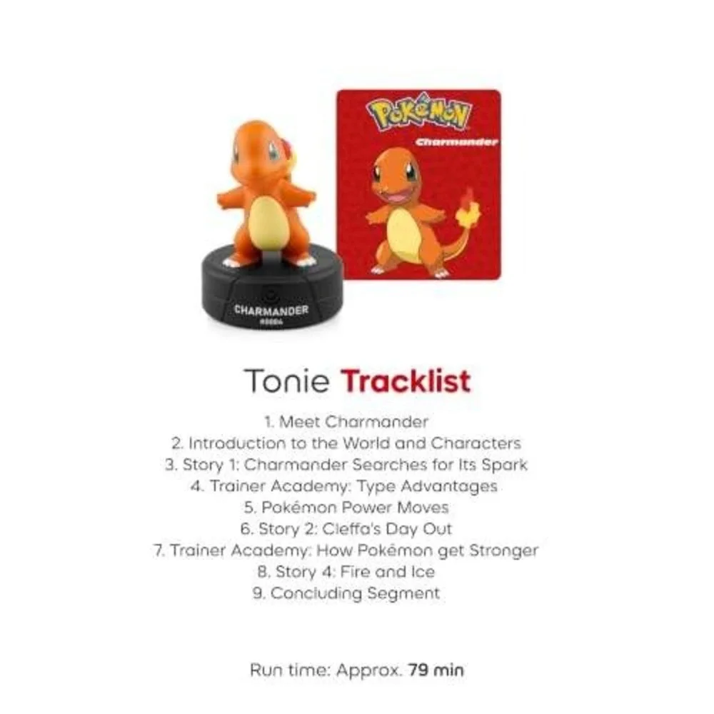 tonies Toniebox 2 Pokemon Bundle Kids Audio Player Pikachu All 4 Characters NEW